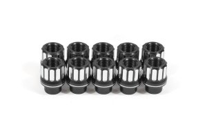Ford Shelby GT500 Lug Nuts - BMR Suspension - 1/2-20 RH Shank 12-pt Aluminum Set of 10 - `07-`14